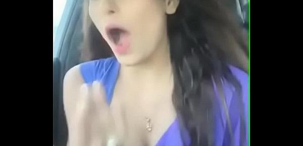  Nikita soni hot dance in car